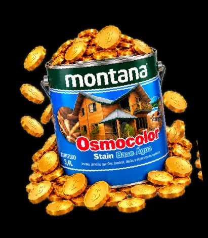 Osmocolor Stain Base Água com moedas
